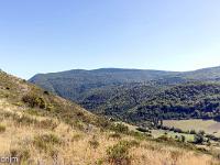 Montagne de Bergiès  Vue vers le Sud/Est au départ de mon ascension au col du Lombard ...