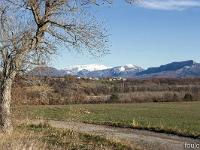 Paysages Ht Provence - Ht Alpes - Var - BDR  A l'Ouest de Ribiers - Montagne de Jouères enneigée