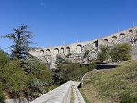 Citadelle de Sisteron  Haut de la muraille Ouest du bastion du Roy