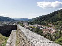 Citadelle de Sisteron  Vue sur la ville depuis le bastion du Roy
