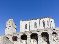 Citadelle de Sisteron  Vu sur le donjon et la chapelle depuis le bastion du Gouvernement