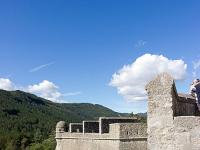 Citadelle de Sisteron  Vue sur les murailles du bastion du Gouvernement