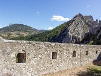 Citadelle de Sisteron  Vue sur la partie Nord de la citadelle. Visite détaillée plus loin