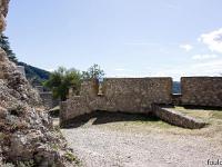 Citadelle de Sisteron  Arrivée à la poterne taillée dans la roche, qui permet de passer du Sud ou Nord de la citadelle