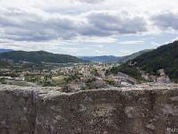 Citadelle de Sisteron  Vue vers le Sud depuis le chemin de ronde