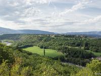 Sisteron - Le Collet  Vue vers le l'Ouest, la vallée du Buech et le plateau de Soleillet