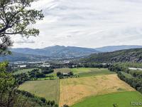Collet - Champ Brancou - Paysages  Vue sur la vallée du Buech à l'Ouest ...