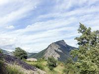 Collet - Champ Brancou - Paysages  Vue sur la Baume depuis le versant Sud du collet ...