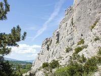 Tour de la Baume  Arrivée à Sisteron au pied du rocher de la Baume 4/4