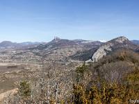 Sisteron -Tour du Molard  Vue vers le Nord/Est