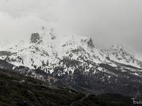 Vallée de l'Ubaye  Montagnes enneigées